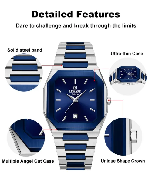 Design Reward Prime Green Dial Stainless Steel Watch Watches - 5