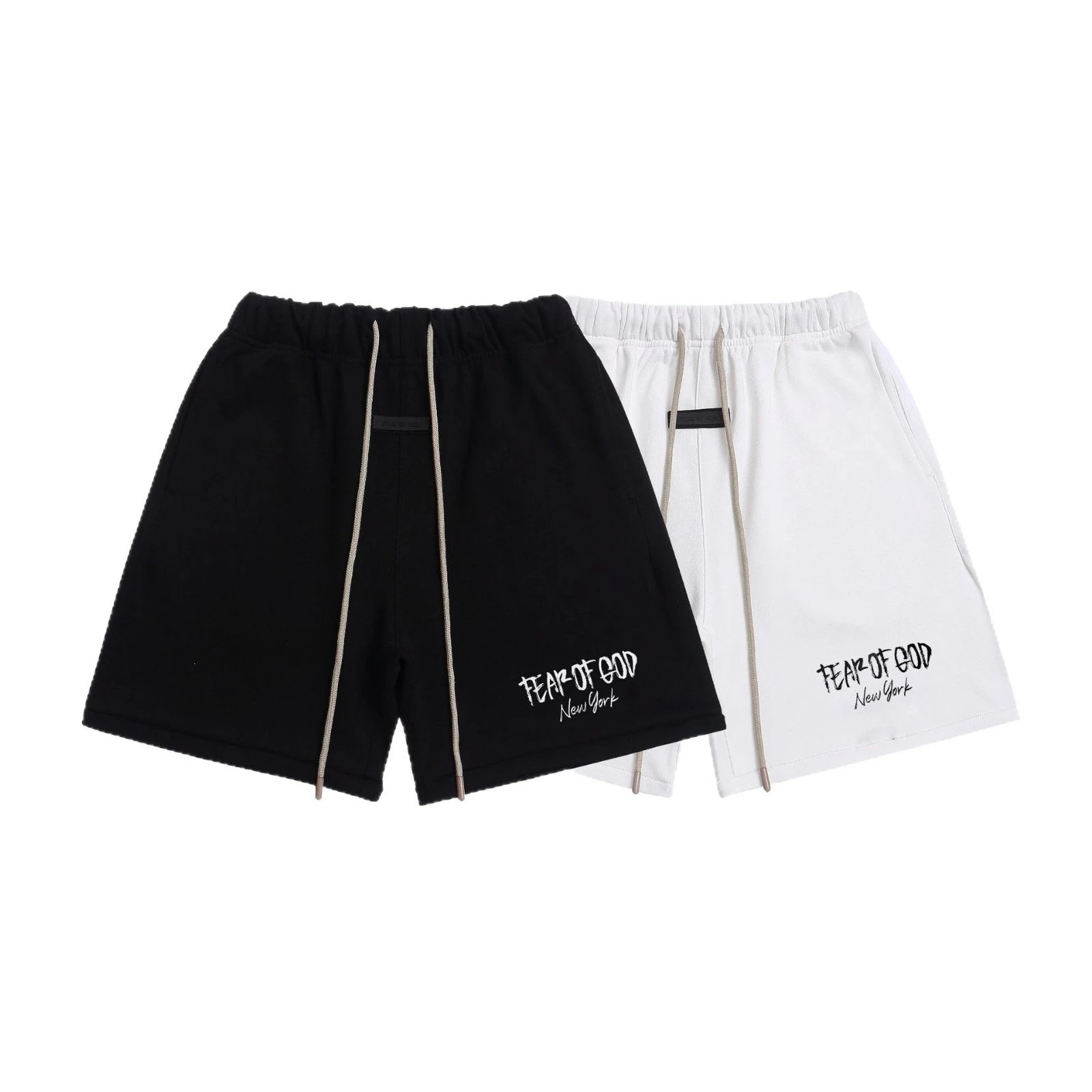 Fear of God Essentials Logo Shorts Black - 7