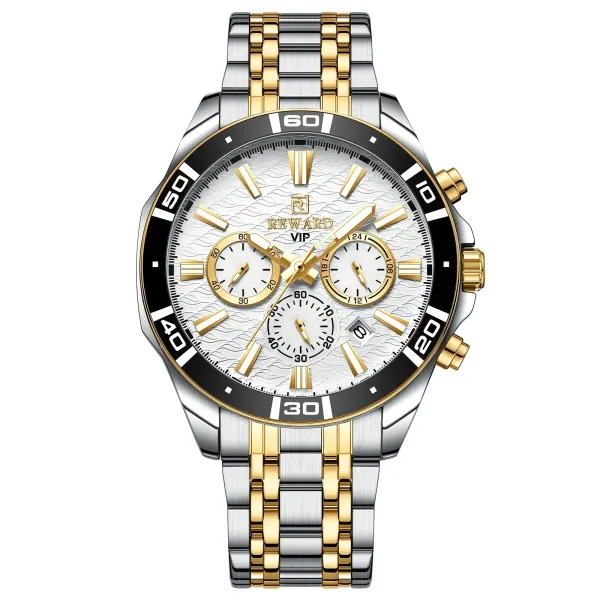 Design Reward VIP Chronograph Two-Tone Stainless Steel Watch Watches - 1