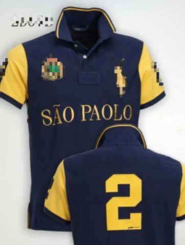 Design Los Angeles Polo Navy Blue Polo Shirt - 23