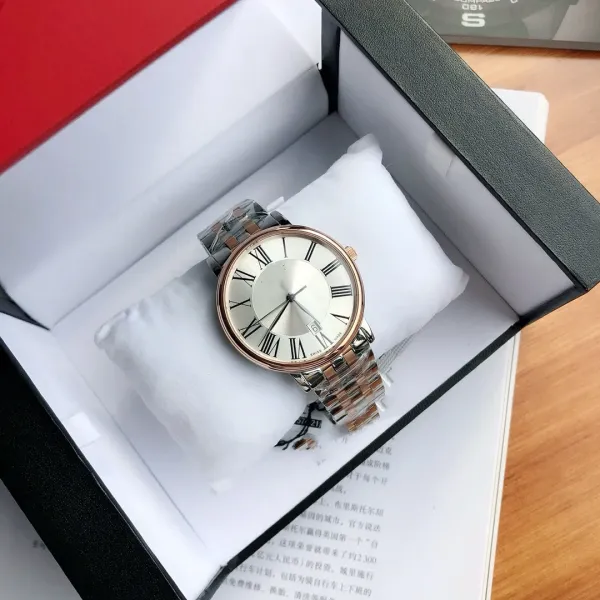 Design Mother-of-Pearl Dial Two-Tone Gold Silver Watch Watches - 30