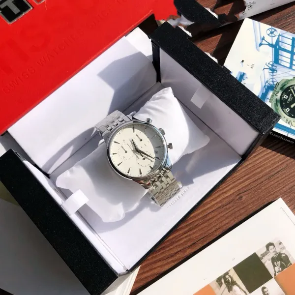 Design Mother-of-Pearl Dial Two-Tone Gold Silver Watch Watches - 34