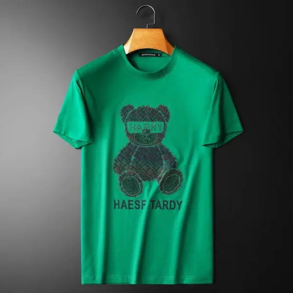 Design Bear Graphic T-Shirt Emerald Green T-Shirt - 1