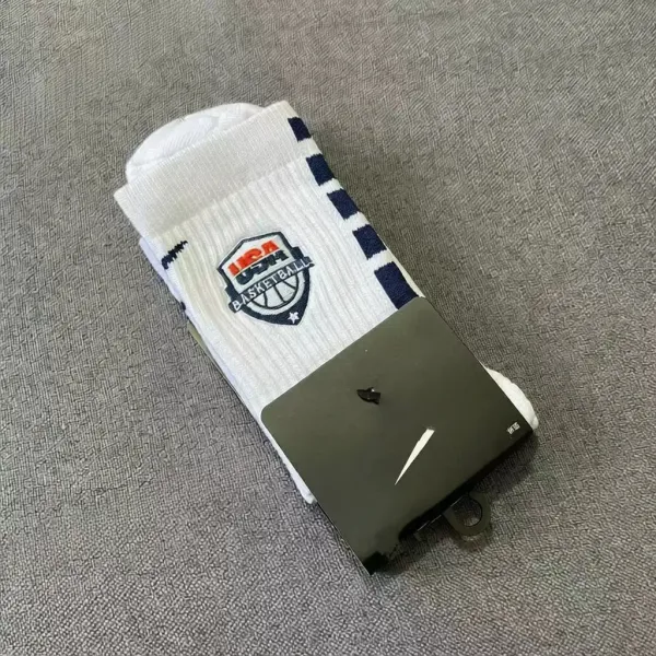 NBA Team Logo Socks Navy Blue Crew Socks - 4