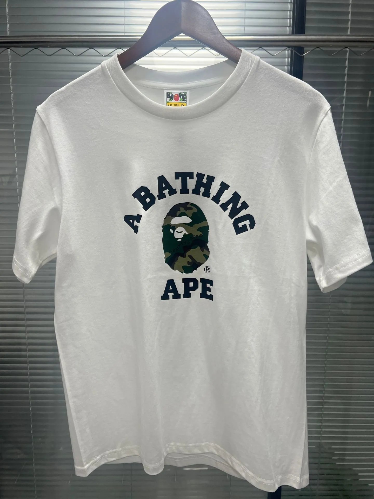 A Bathing Ape Camo Ape Head Black T-Shirt - 11