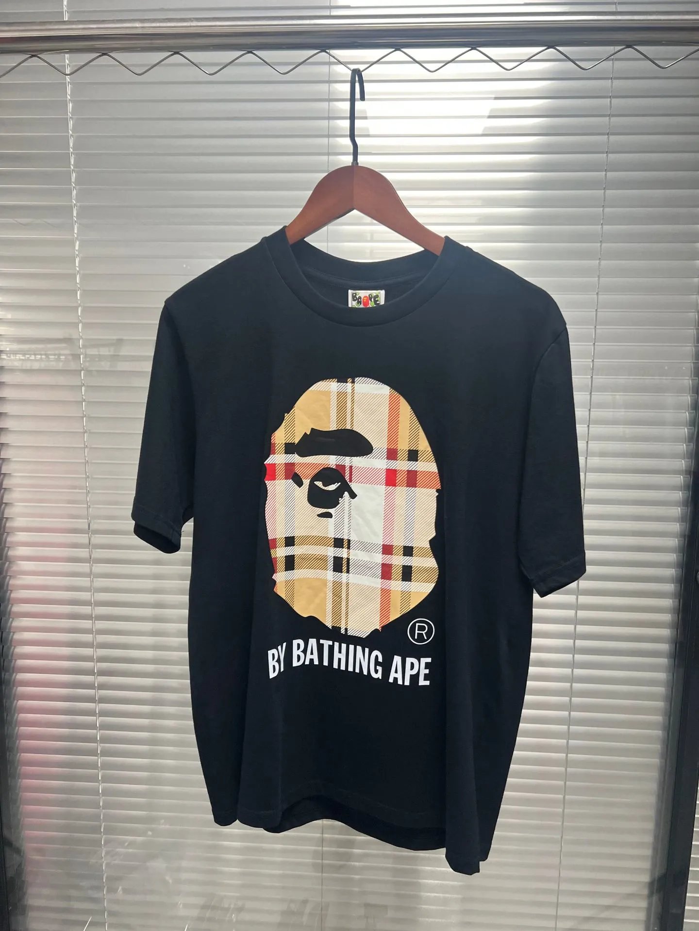 A Bathing Ape Camo Ape Head Black T-Shirt - 20