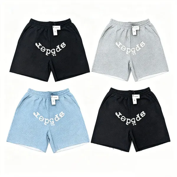SP5DER Nevermind The Punk Starry Shorts Black - 4