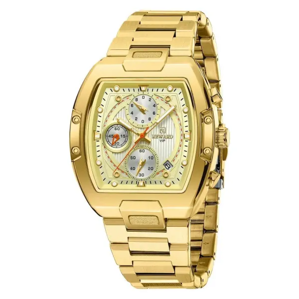 Design Reward VIP Chronograph Gold Tone Watch Watches - 1