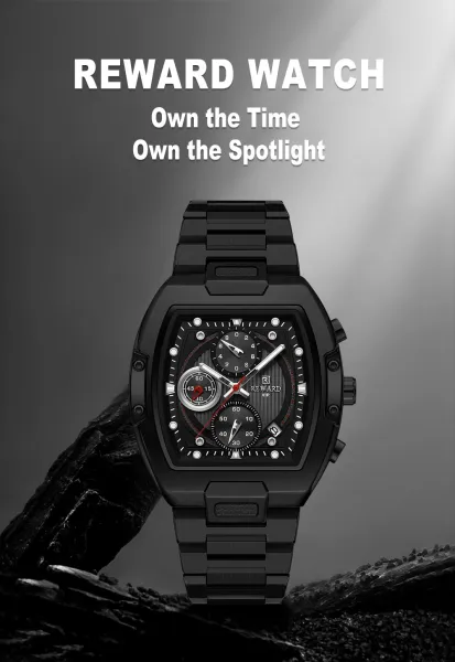 Design Reward VIP Chronograph Gold Tone Watch Watches - 6