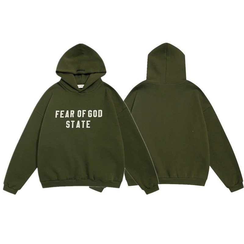Fear of God Essentials Oversized Hoodie Gray - 12
