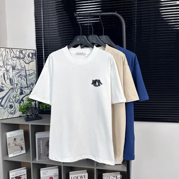 Dior Oblique Logo T-Shirt White - 1