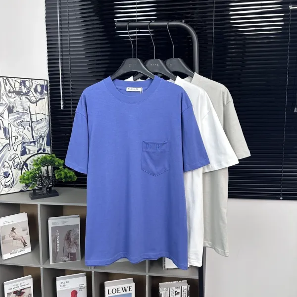 Design Embroidered Logo Oversized T-Shirt Beige - 5