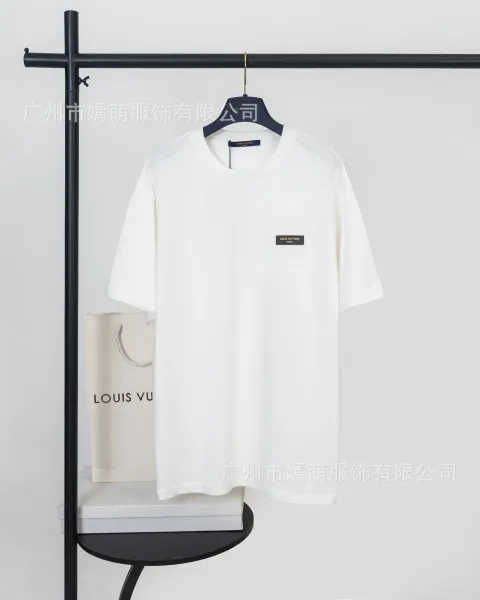 Louis Vuitton Logo Patch T-Shirt White - 1