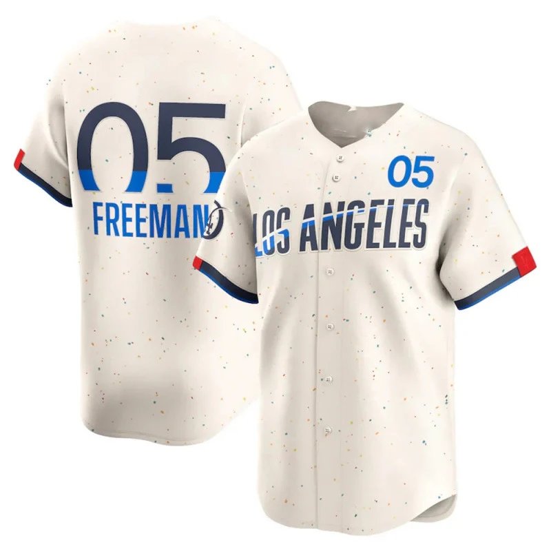 MLB Los Angeles Dodgers Freddie Freeman #05 Confetti Jersey