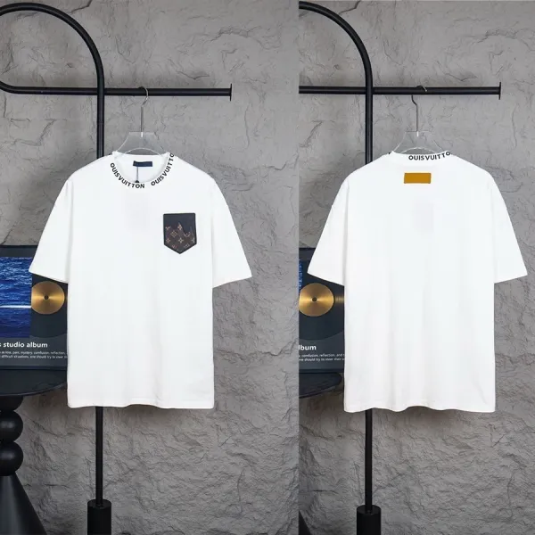 Louis Vuitton Graphic Print T-Shirt White - 18