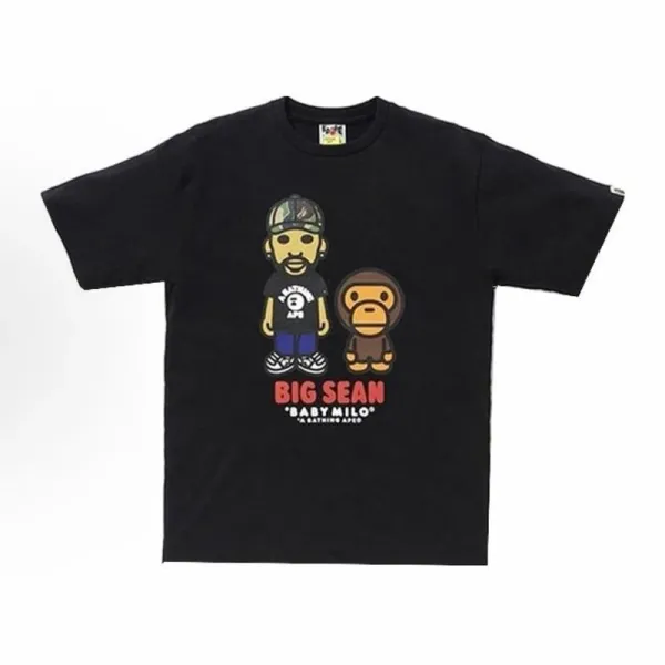 A Bathing Ape Big Sean x Baby Milo Black T-Shirt - 1