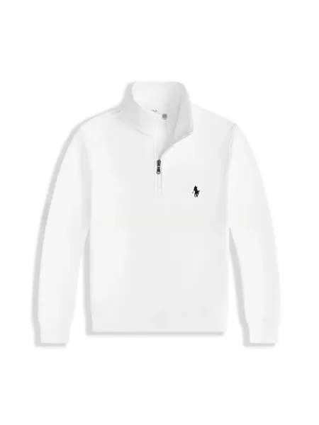 Polo Ralph Lauren Quarter-Zip Pullover White Sweater - 1