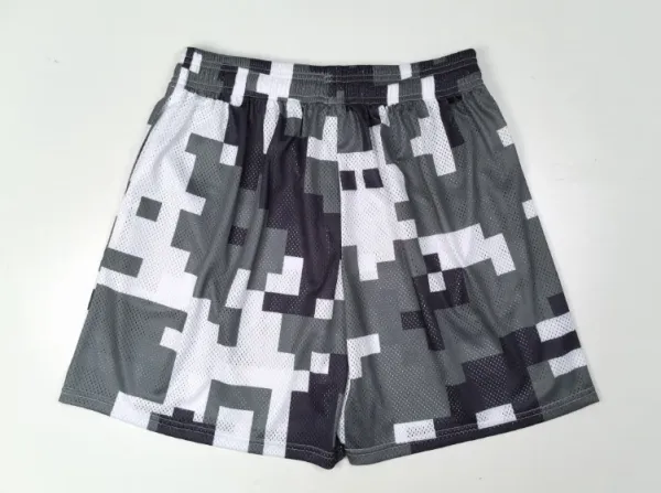 Design Pixel Camo Mesh Shorts Multicolor - 1