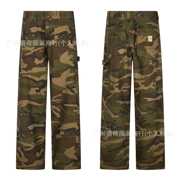 Carhartt Work In Progress Camo Cargo Pants - 1