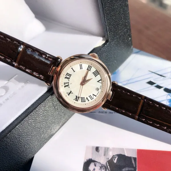 Design Mother-of-Pearl Dial Two-Tone Gold Silver Watch Watches - 5