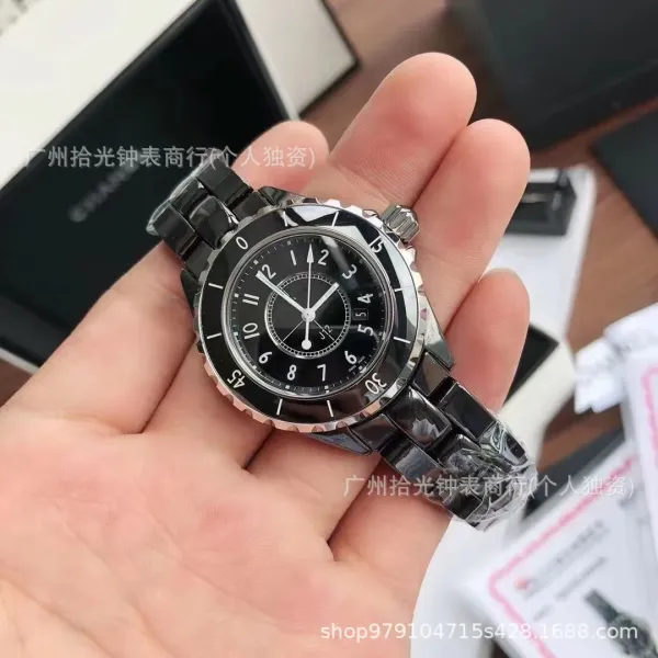 Chanel J12 Black Ceramic Quartz Watch Watches - 1