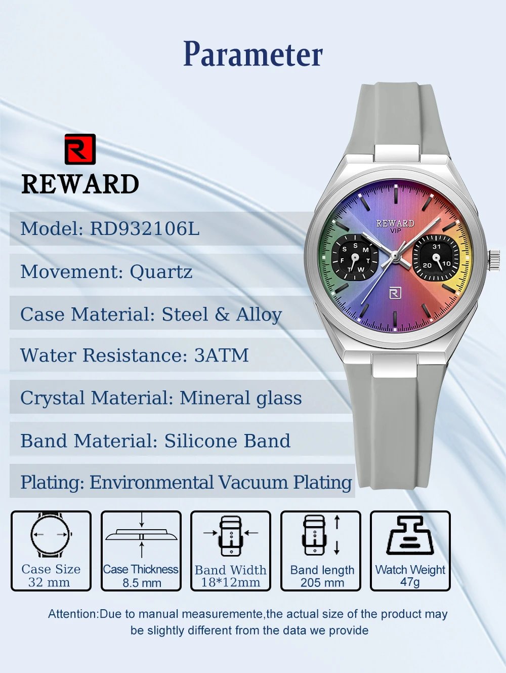 Design Reward VIP Chronograph Purple Gold Watch Watches - 7