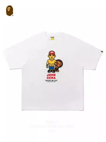 A Bathing Ape x John Cena Baby Milo White T-Shirt - 1