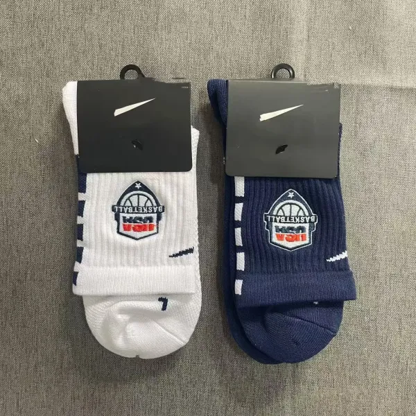 NBA Team Logo Socks Navy Blue Crew Socks - 9