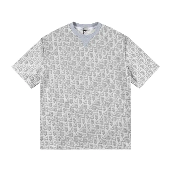 Dior Oblique Jacquard T-Shirt White - 21