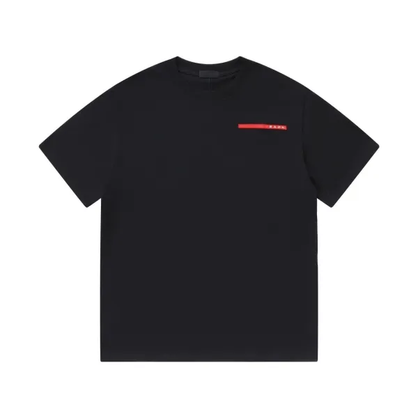 Prada Rada Logo Print Black T-Shirt - 22