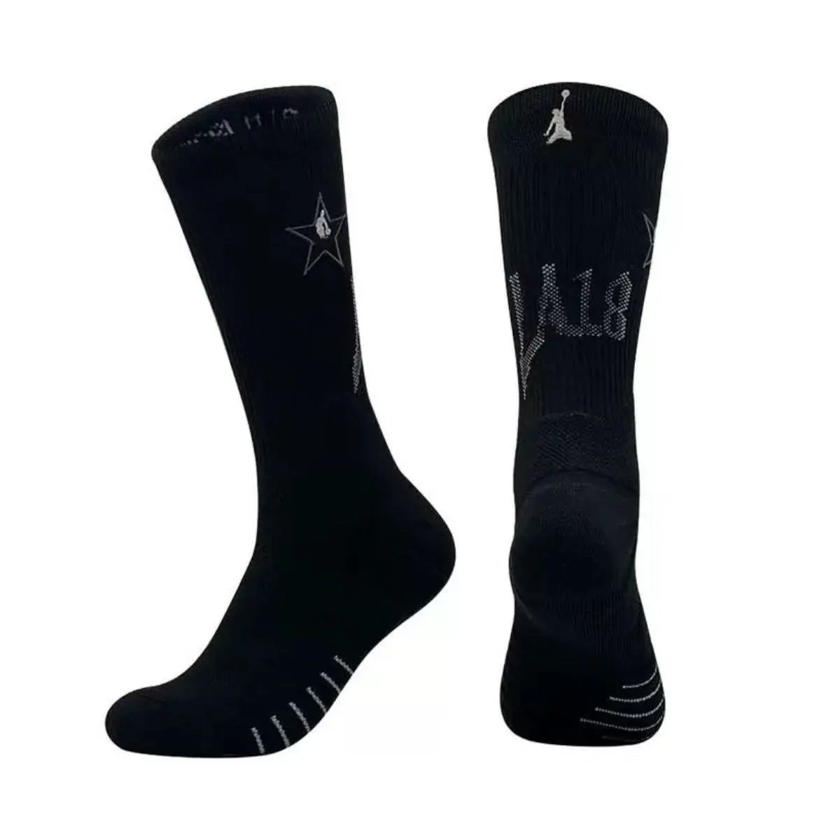 Design Star Logo Crew Socks White - 10