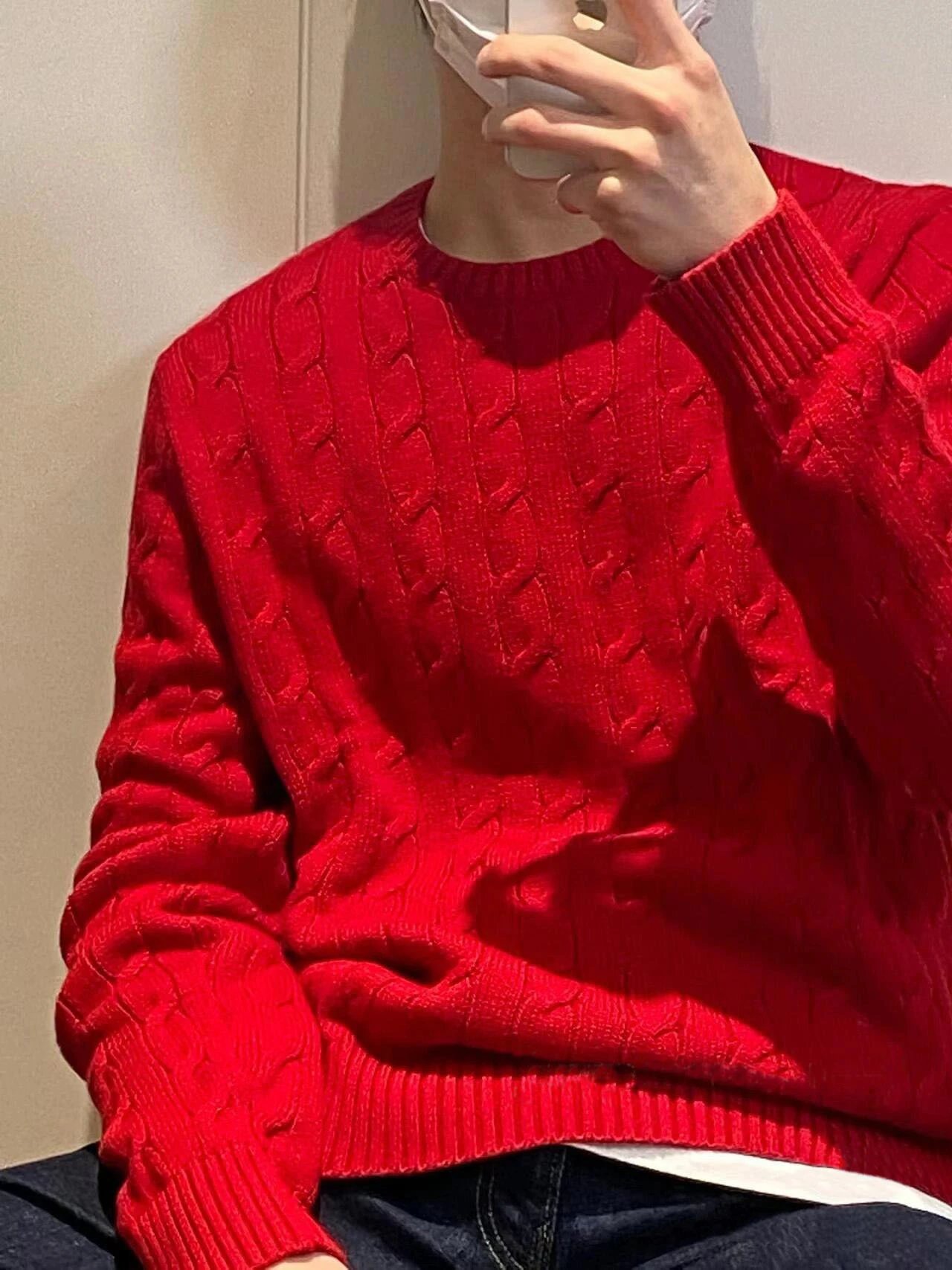 Polo Ralph Lauren Cable Knit Sweater Black - 13