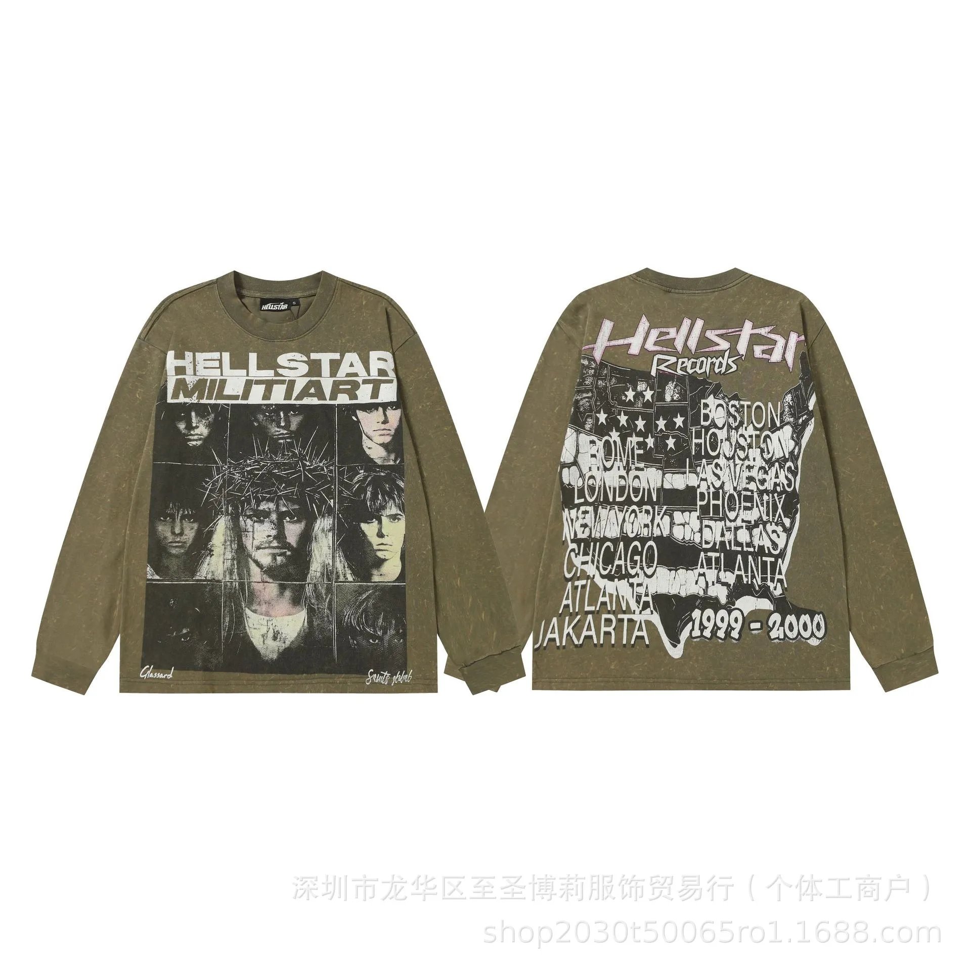 Hellstar Sports Graphic Long Sleeve T-Shirt Black - 34