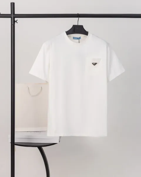 Prada Rada Logo Print Black T-Shirt - 14