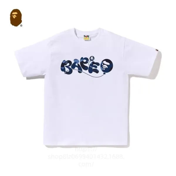 A Bathing Ape Balloon Logo White T-Shirt - 1