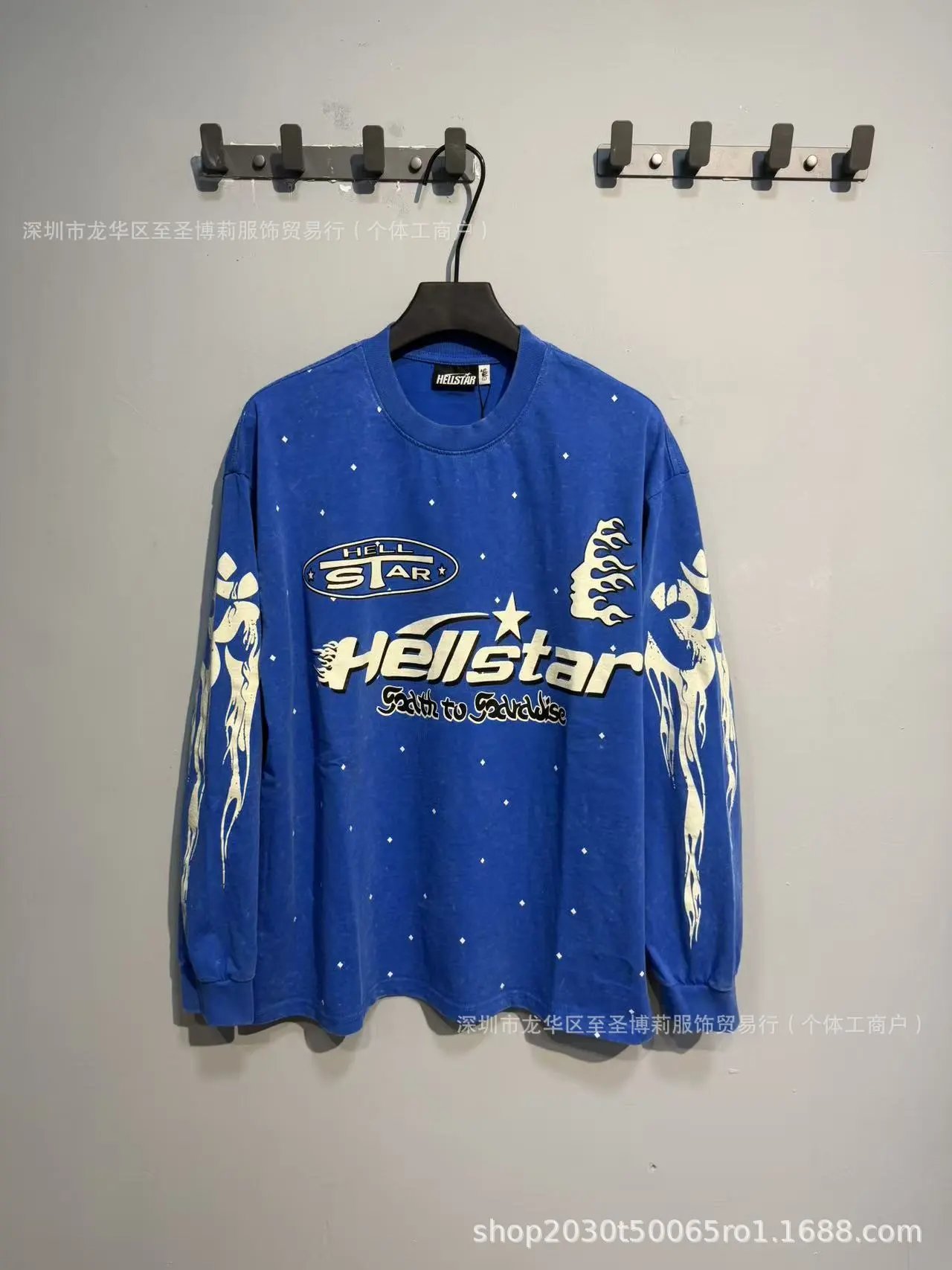 Hellstar Sports Graphic Long Sleeve T-Shirt Black - 6