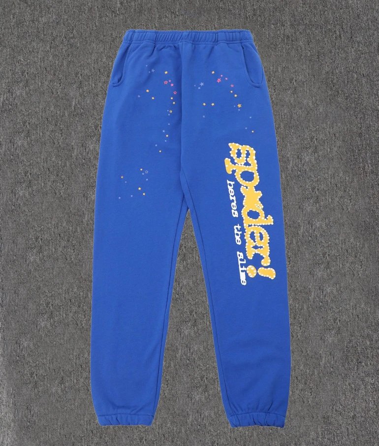 Spider! Starry Sweatpants Blue