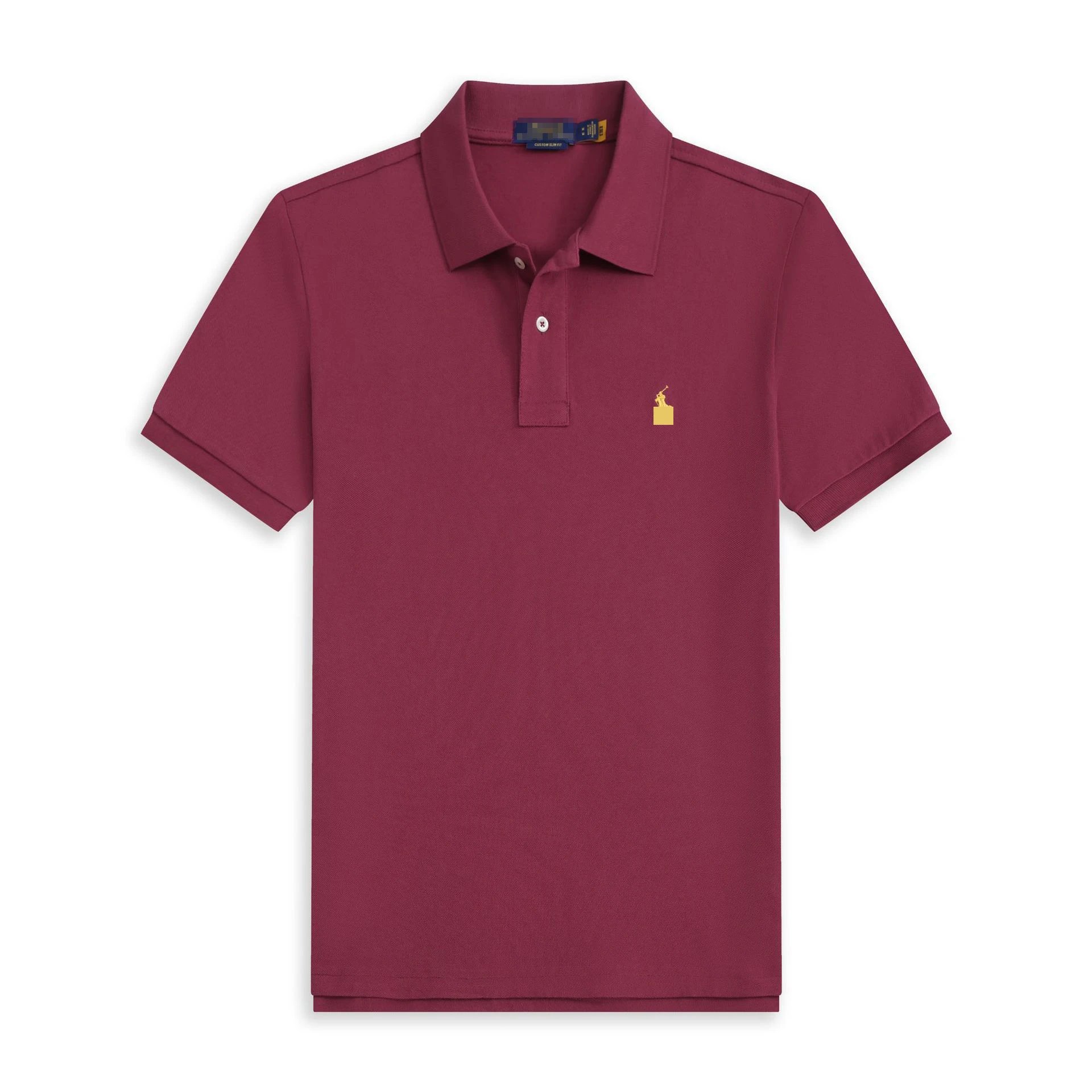Design Polo Shirt Dark Gray with Green Logo Tops.polo - 9