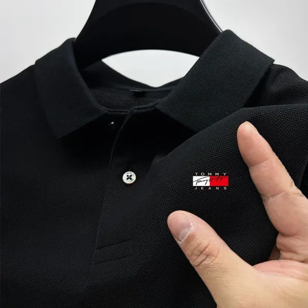Tommy Hilfiger Tommy Jeans Classic Polo Black Tops.polo - 1