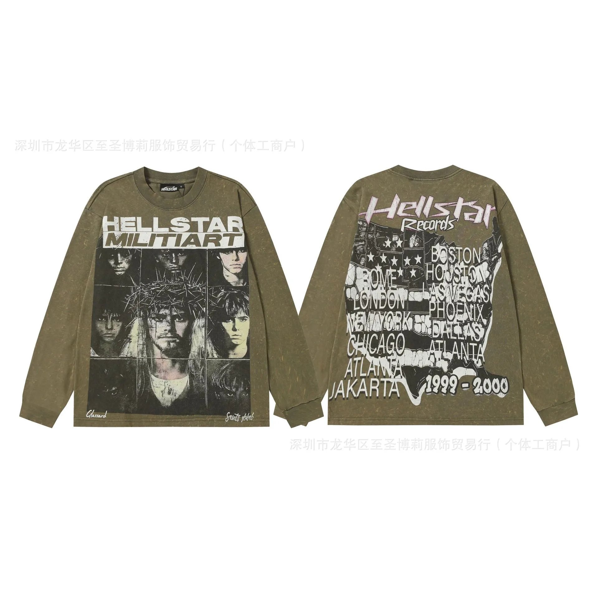 Hellstar Sports Graphic Long Sleeve T-Shirt Black - 16