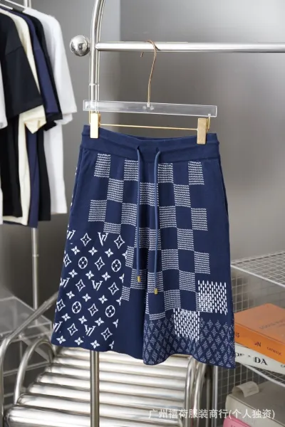 Louis Vuitton Patchwork Knit T-Shirt Navy - 16