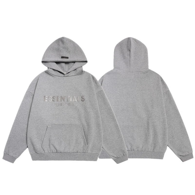 Fear of God Essentials Oversized Hoodie Gray - 5