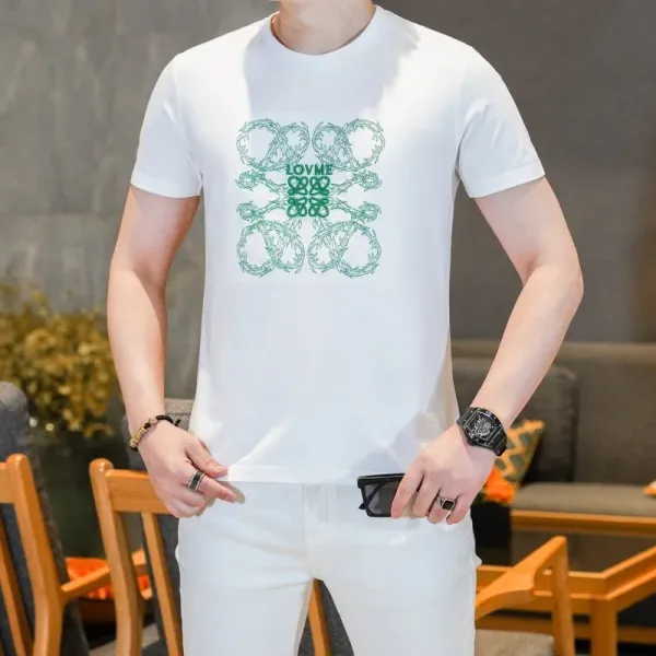 Loewe Anagram Print White T-Shirt - 6