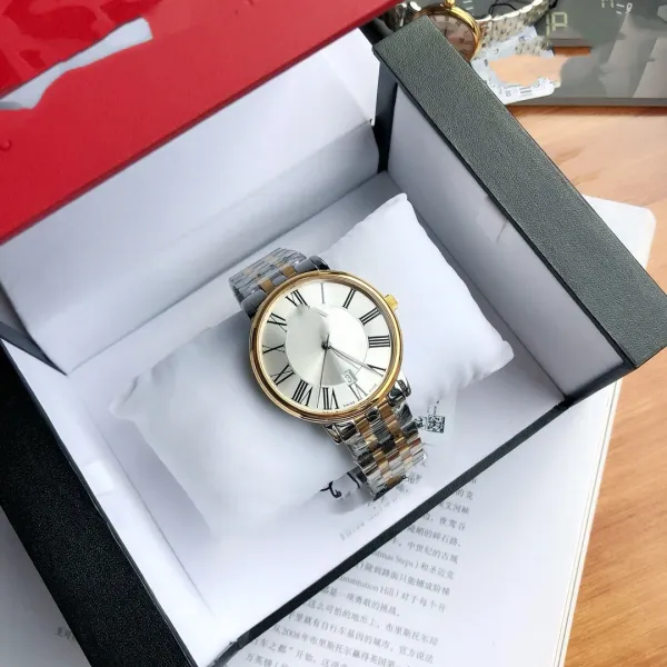 Design Mother-of-Pearl Dial Two-Tone Gold Silver Watch Watches - 27