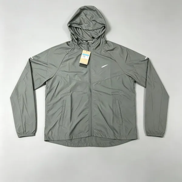 Nike Windrunner Hooded Jacket Black Windbreaker - 9