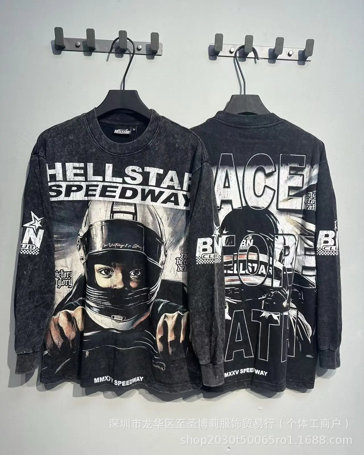 Hellstar Sports Graphic Long Sleeve T-Shirt Black - 38