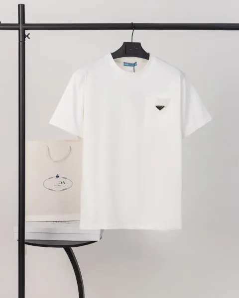 Prada Rad Milano Black Embroidered T-Shirt - 13