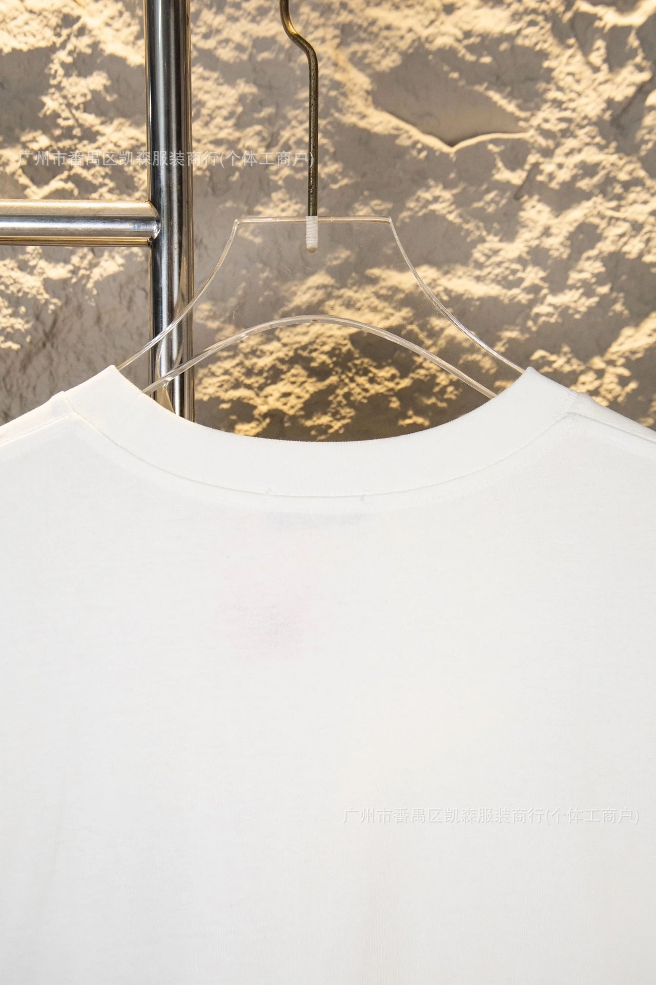 Christian Dior Long Sleeve T-Shirt White with Logo Band Hem - 10