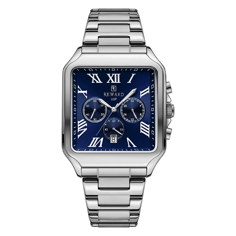 Reward VIP Chronograph Blue Dial Stainless Steel Watch Watches