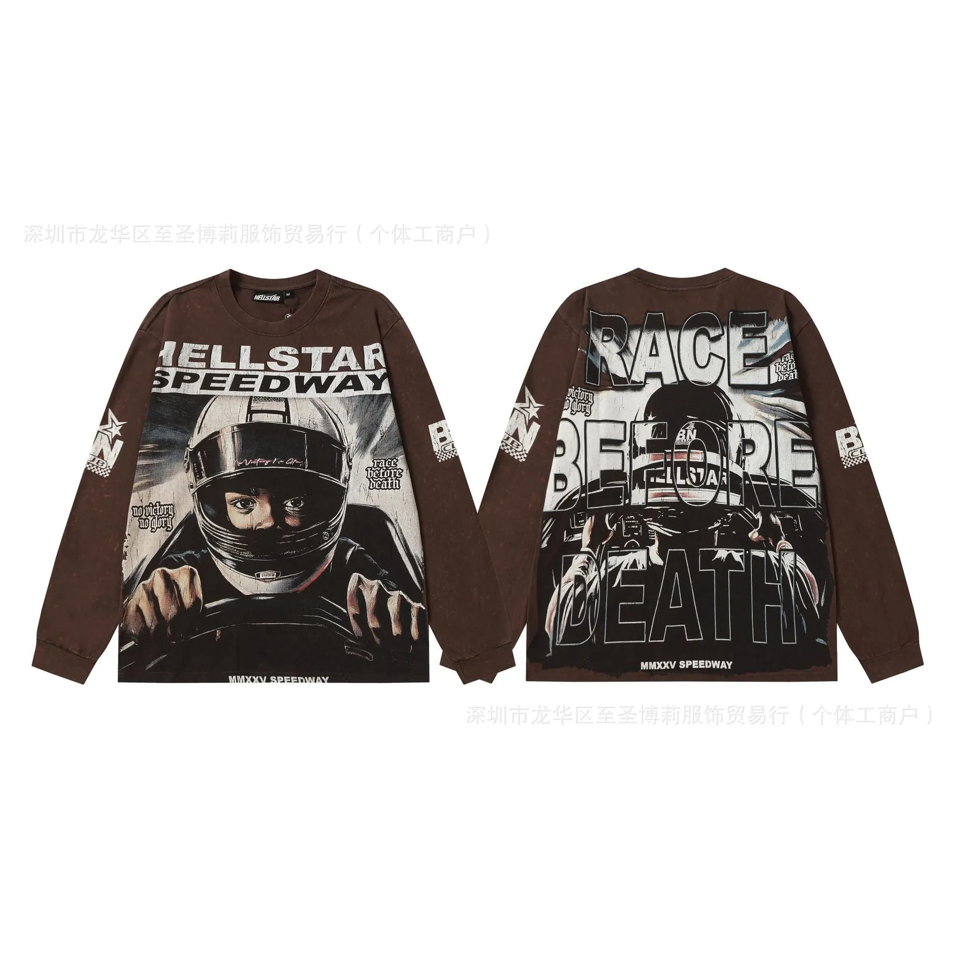 Hellstar Sports Graphic Long Sleeve T-Shirt Black - 20